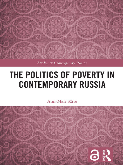 Title details for The Politics of Poverty in Contemporary Russia by Ann-Mari Sätre - Available